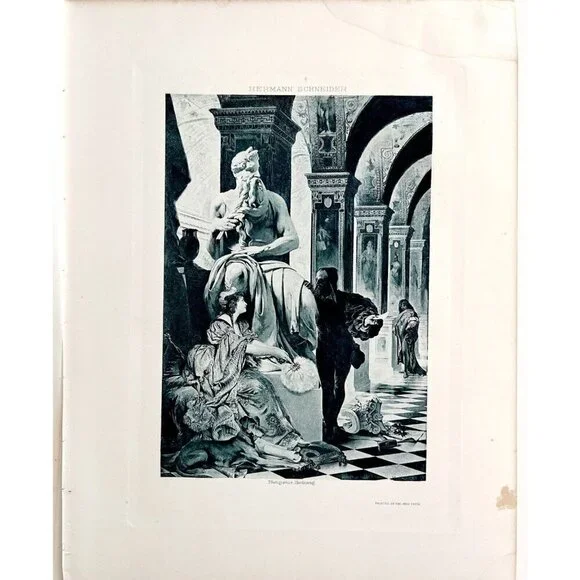 Michelangelo And Vittoria Colonna Photo Gravure Victorian 1894 Art DWS11 - Picture 2 of 3